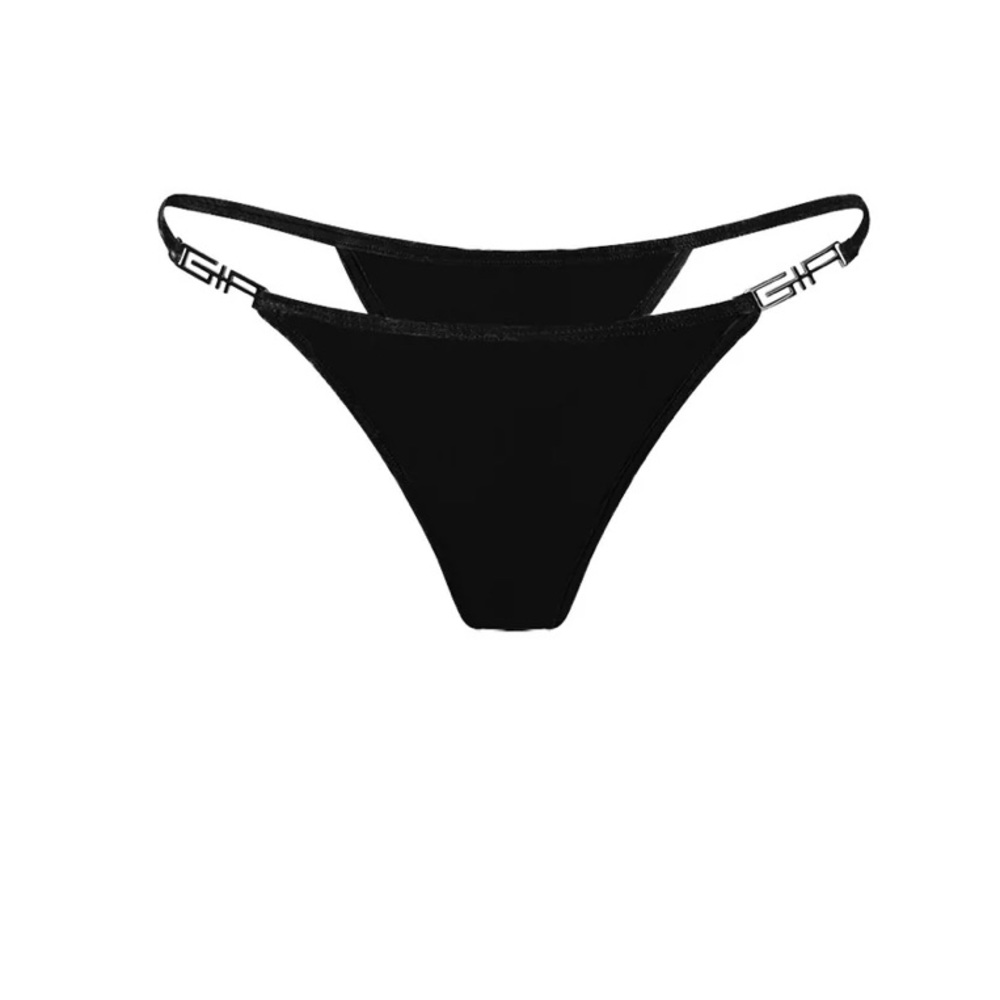 IAMGIA black swim bottoms M black NWT NEVER WORN - Ava g-string bikini bottom